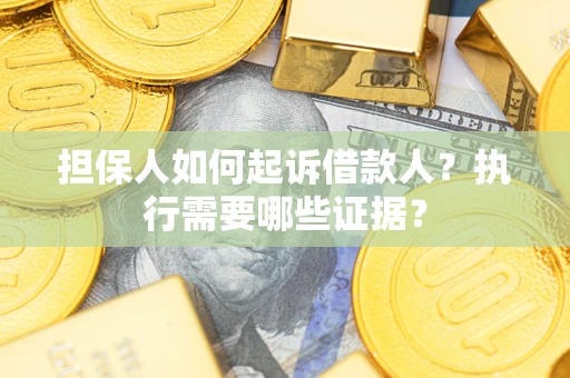 北京担保人如何起诉借款人？执行需要哪些证据？