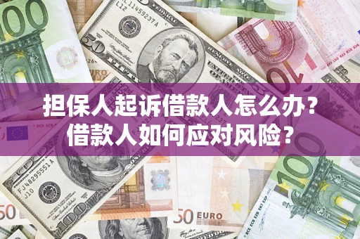 北京担保人起诉借款人怎么办？借款人如何应对风险？
