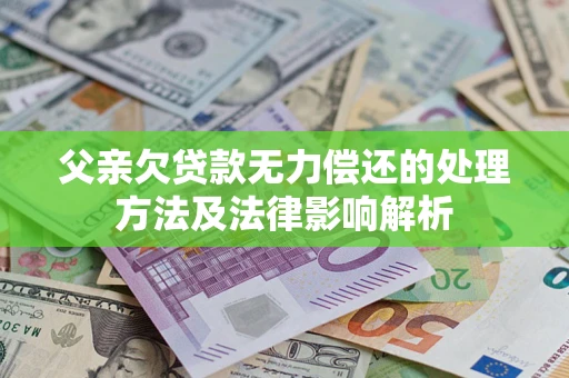 北京父亲欠贷款无力偿还的处理方法及法律影响解析