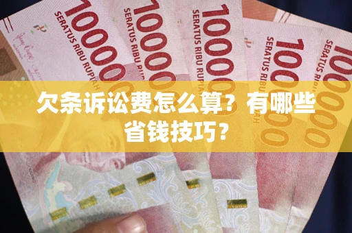 北京欠条诉讼费怎么算？有哪些省钱技巧？