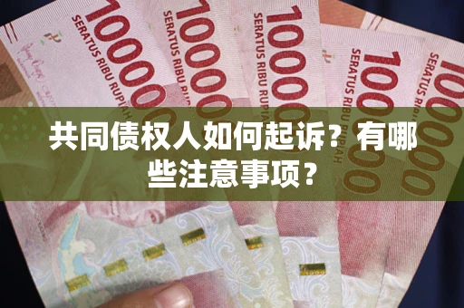北京共同债权人如何起诉？有哪些注意事项？