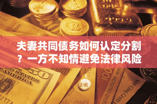 北京夫妻共同债务如何认定分割？一方不知情避免法律风险必看！